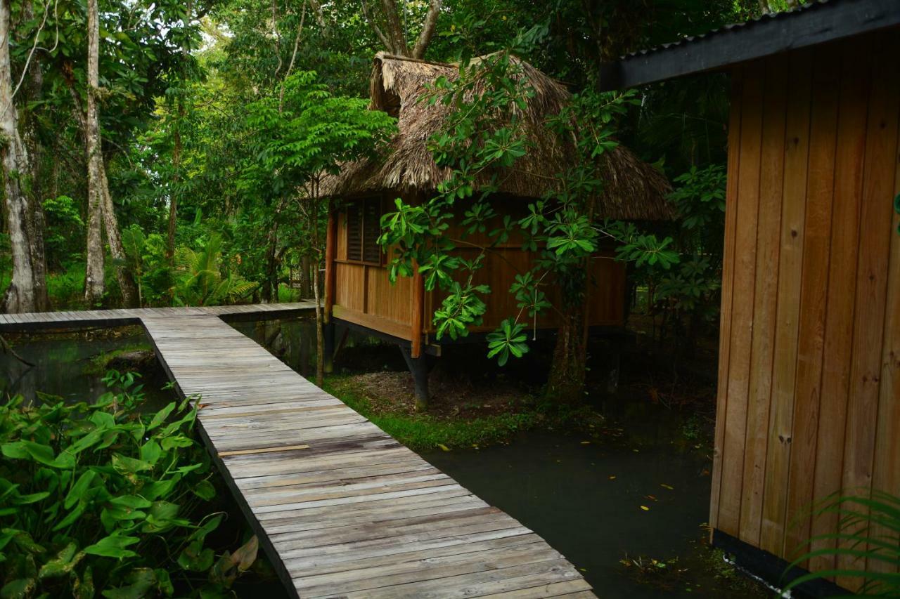 Hotel Kangaroo Y Restaurante Rio Dulce Town Exterior foto